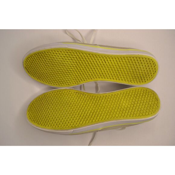 Vans Men's 7 Gray Neon Yellow Lace Up Shoes - Picture 11 of 11